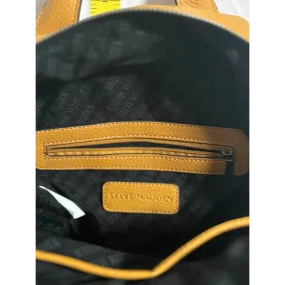 Steve Madden Backpack Mustard EUC - Picture 7 of 9